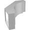 Ekena Millwork 5 1/2-in. W x 12-in. D x 16-in. H Merced Architectural Grade PVC Knee Brace BRCP055X12X16MRC - alternate 3